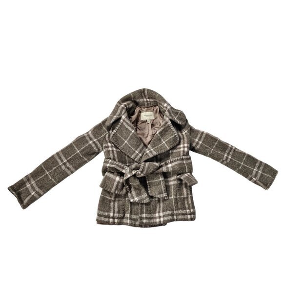 Burberry Nova Check Plaid Jacket Size 4 Green Multicolor - Picture 1 of 7